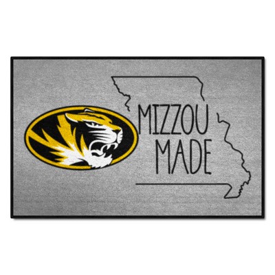 Fan Mats  LLC Missouri Tigers Southern Style Starter Mat Accent Rug - 19in. x 30in. Gray
