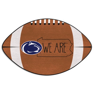 Fan Mats  LLC Penn State Nittany Lions Southern Style Football Rug - 20.5in. x 32.5in. Brown