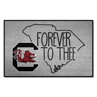 Fan Mats  LLC South Carolina Gamecocks Southern Style Starter Mat Accent Rug - 19in. x 30in. Gray