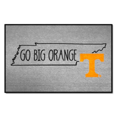 Fan Mats  LLC Tennessee Volunteers Southern Style Starter Mat Accent Rug - 19in. x 30in. Gray
