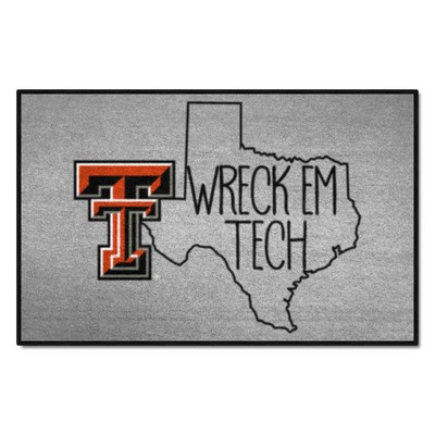 Fan Mats  LLC Texas Tech Red Raiders Southern Style Starter Mat Accent Rug - 19in. x 30in. Gray