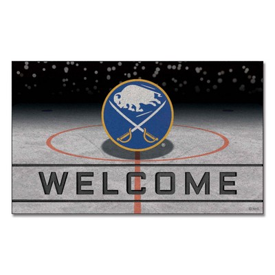 Fan Mats  LLC Buffalo Sabres Crumb Rubber Door Mat Navy