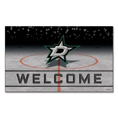 Fan Mats  LLC Dallas Stars Crumb Rubber Door Mat Green