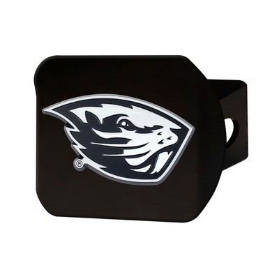 Fan Mats  LLC Oregon State Beavers Hitch Cover Black Black