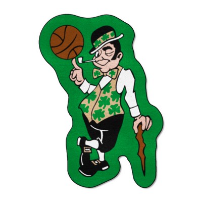 Fan Mats  LLC Boston Celtics Mascot Rug Green