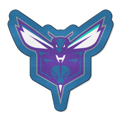 Fan Mats  LLC Charlotte Hornets Mascot Rug Purple