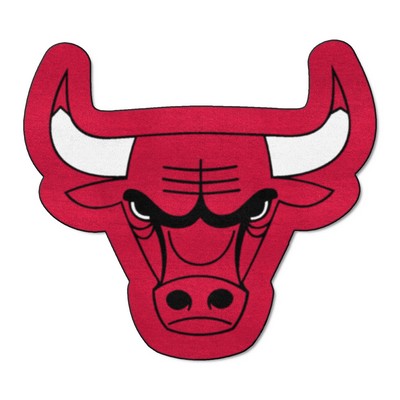 Fan Mats  LLC Chicago Bulls Mascot Rug Red