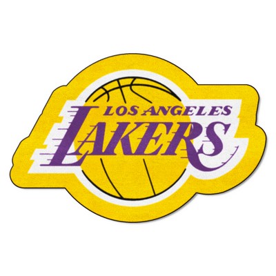 Fan Mats  LLC Los Angeles Lakers Mascot Mat Purple