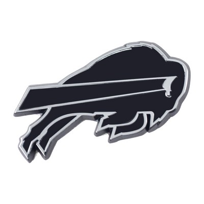Fan Mats  LLC Buffalo Bills 3D Chrome Metal Emblem Chrome
