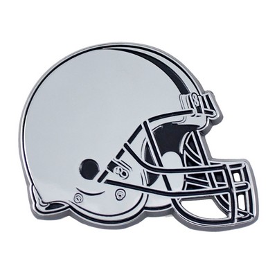 Fan Mats  LLC Cleveland Browns 3D Chrome Metal Emblem Chrome