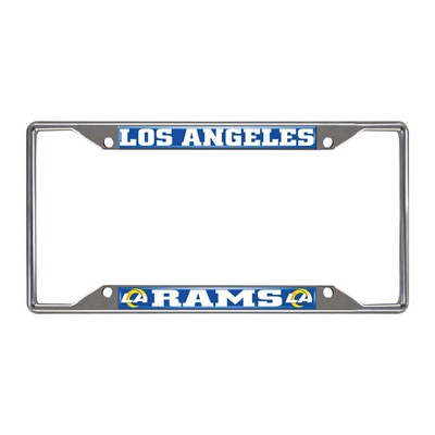 Fan Mats  LLC Los Angeles Rams License Plate Frame Blue