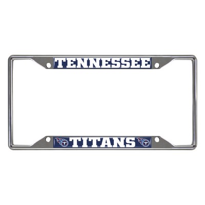 Fan Mats  LLC Tennessee Titans License Plate Frame Blue