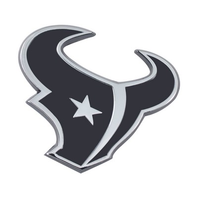 Fan Mats  LLC Houston Texans Chrome Emblem Chrome