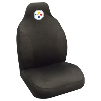 Fan Mats  LLC Pittsburgh Steelers Seat Cover Black