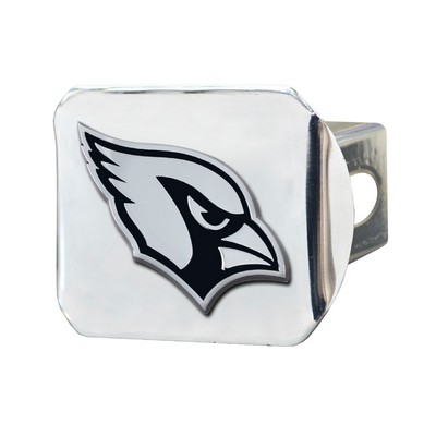 Fan Mats  LLC Arizona Cardinals Hitch Cover Chrome Chrome