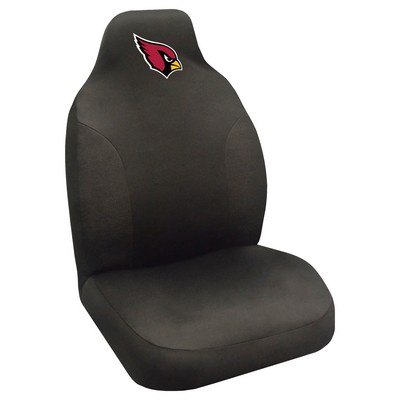 Fan Mats  LLC Arizona Cardinals Embroidered Seat Cover Black