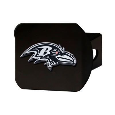 Fan Mats  LLC Baltimore Ravens Hitch Cover Black Black