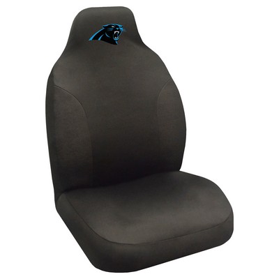Fan Mats  LLC Carolina Panthers Embroidered Seat Cover Black