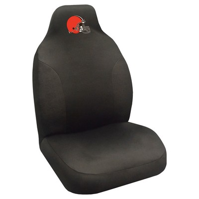 Fan Mats  LLC Cleveland Browns Embroidered Seat Cover Black