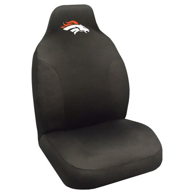 Fan Mats  LLC Denver Broncos Embroidered Seat Cover Black