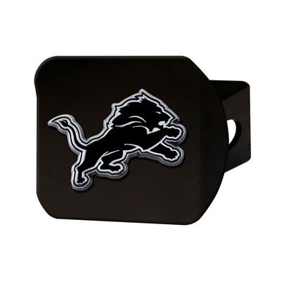 Fan Mats  LLC Detroit Lions Hitch Cover Black Black