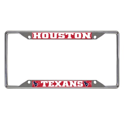 Fan Mats  LLC Houston Texans License Plate Frame Red