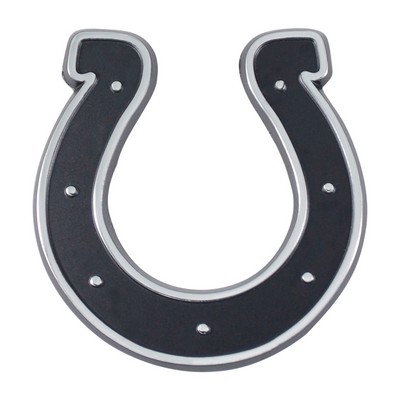 Fan Mats  LLC Indianapolis Colts 3D Chrome Metal Emblem Chrome