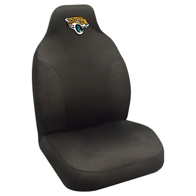 Fan Mats  LLC Jacksonville Jaguars Embroidered Seat Cover Black