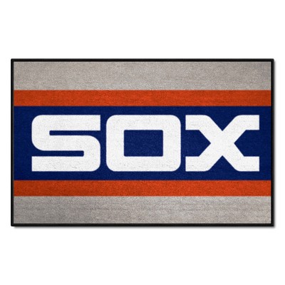 Fan Mats  LLC Chicago White Sox Starter Mat Retro Gray