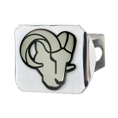 Fan Mats  LLC Los Angeles Rams Hitch Cover Chrome Chrome