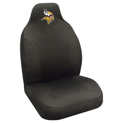 Fan Mats  LLC Minnesota Vikings Embroidered Seat Cover Black