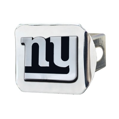 Fan Mats  LLC New York Giants Hitch Cover Chrome Chrome