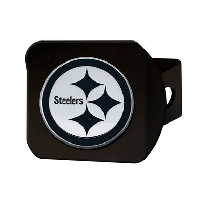 Fan Mats  LLC Pittsburgh Steelers Hitch Cover Black Black