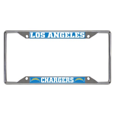 Fan Mats  LLC Los Angeles Chargers License Plate Frame Blue