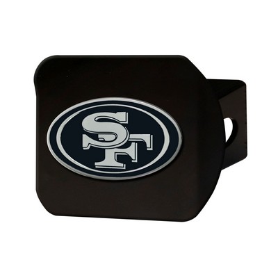 Fan Mats  LLC San Francisco 49ers Hitch Cover Black Black