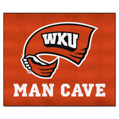 Fan Mats  LLC Western Kentucky Hilltoppers Man Cave Tailgater Rug - 5ft. x 6ft. Red