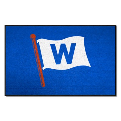 Fan Mats  LLC Chicago Cubs Starter Mat Blue