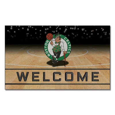 Fan Mats  LLC Boston Celtics Crumb Rubber Door Mat Green