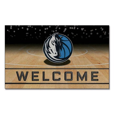 Fan Mats  LLC Dallas Mavericks Crumb Rubber Door Mat Royal