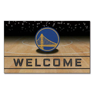 Fan Mats  LLC Golden State Warriors Crumb Rubber Door Mat Royal