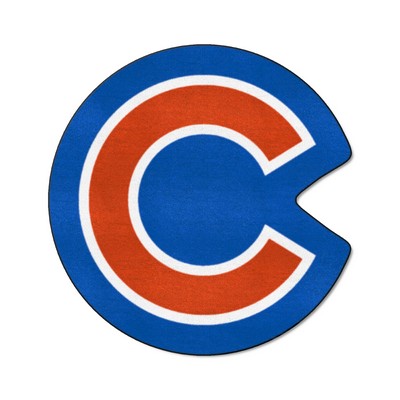 Fan Mats  LLC Chicago Cubs Mascot Rug Blue