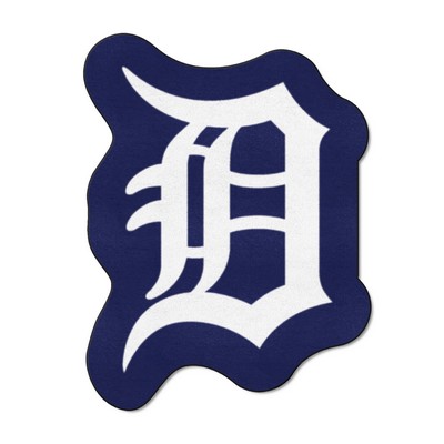 Fan Mats  LLC Detroit Tigers Mascot Rug Navy