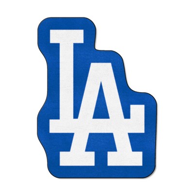 Fan Mats  LLC Los Angeles Dodgers Mascot Rug Blue