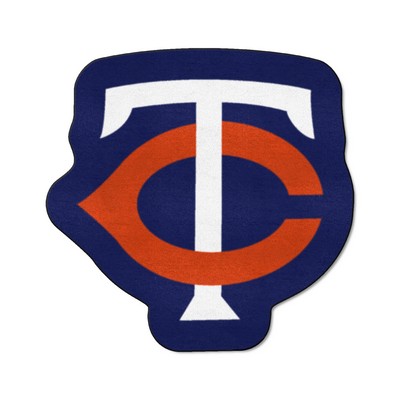 Fan Mats  LLC Minnesota Twins Mascot Rug Navy