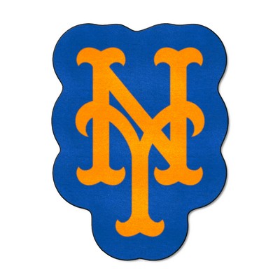 Fan Mats  LLC New York Mets Mascot Rug Blue