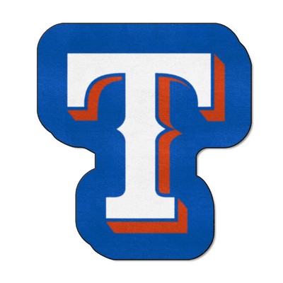 Fan Mats  LLC Texas Rangers Mascot Rug Blue