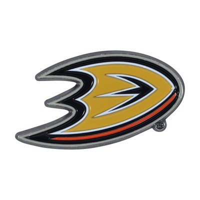 Fan Mats  LLC Anaheim Ducks 3D Color Metal Emblem Black