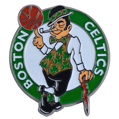 Fan Mats  LLC Boston Celtics 3D Color Metal Emblem Green