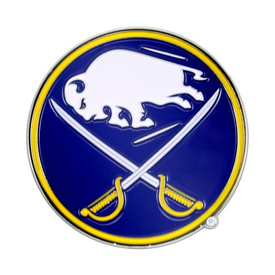 Fan Mats  LLC Buffalo Sabres 3D Color Metal Emblem Blue