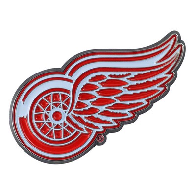 Fan Mats  LLC Detroit Red Wings 3D Color Metal Emblem Red